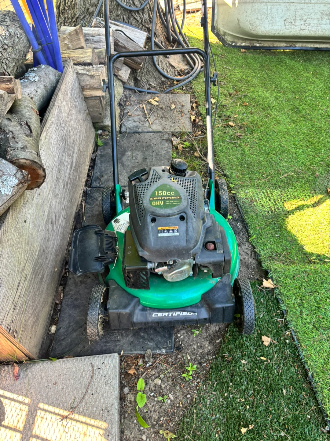 Certified 150cc OHV Gas Lawn Mower - photo 2