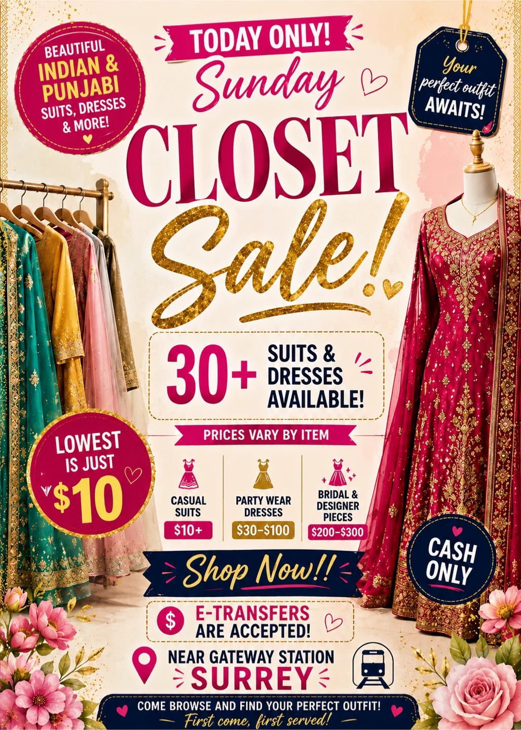 Indian & Punjabi Suits & Dresses Sale