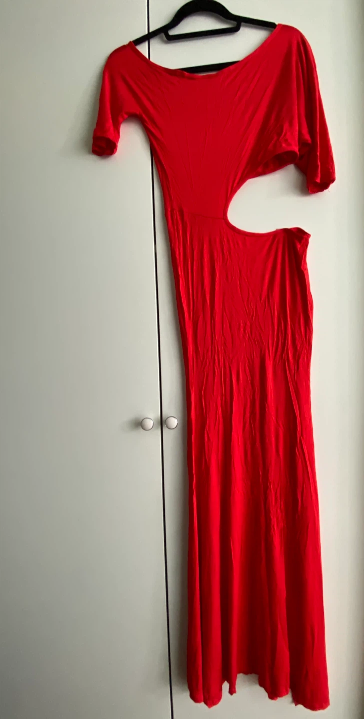 Red dance costume dress
