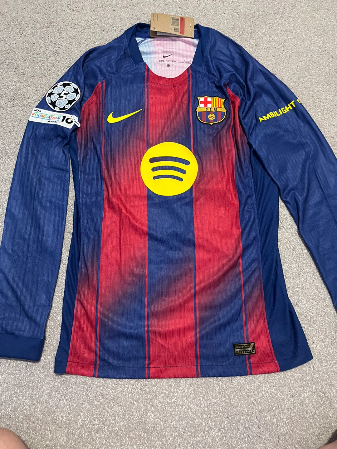 FC Barcelona Lamine Yamal #10 Long Sleeve Jersey