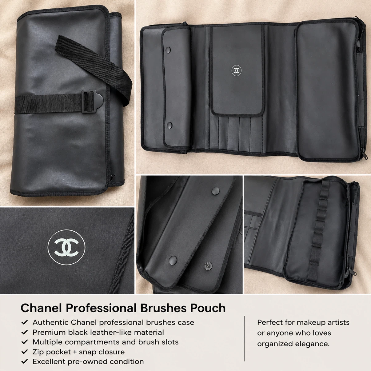 Chanel Professional Brushes Pouch