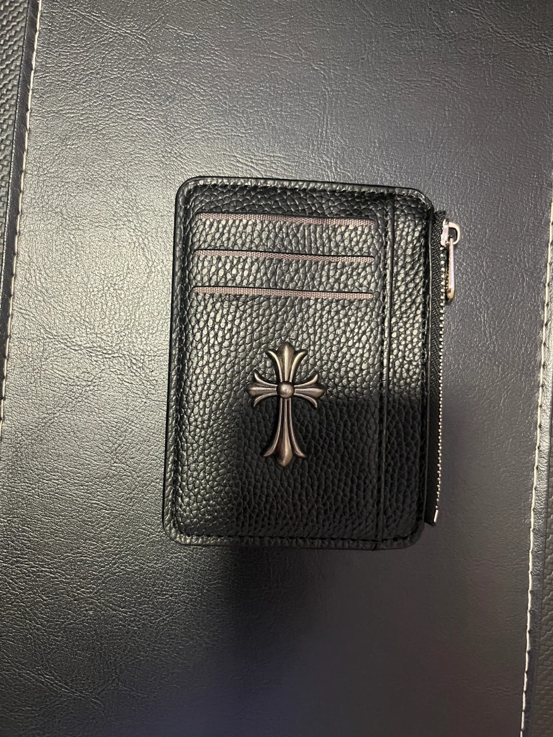 Chrome Hearts Cross Card Holder Wallet