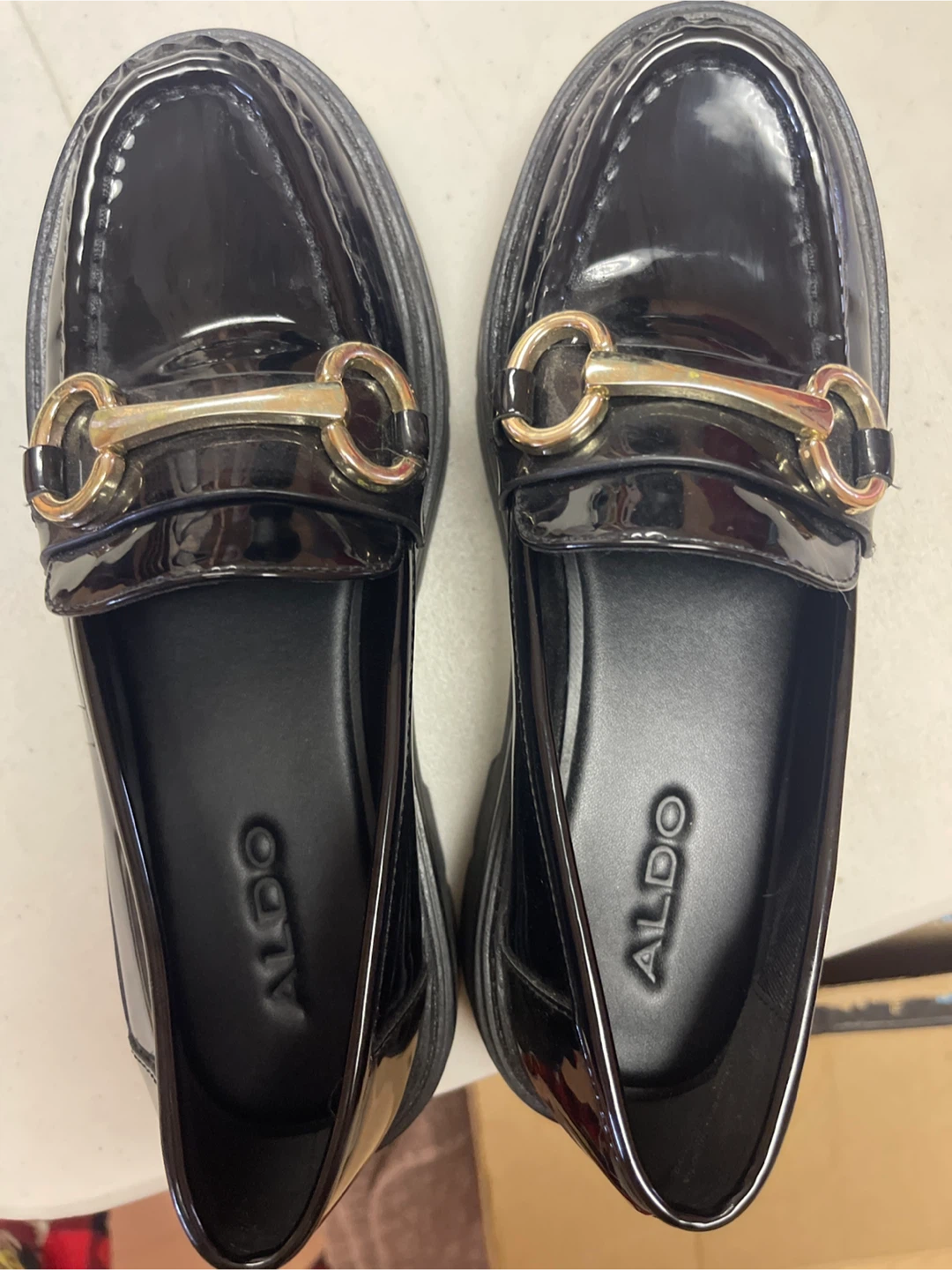 ALDO Black Patent Loafers - photo 2