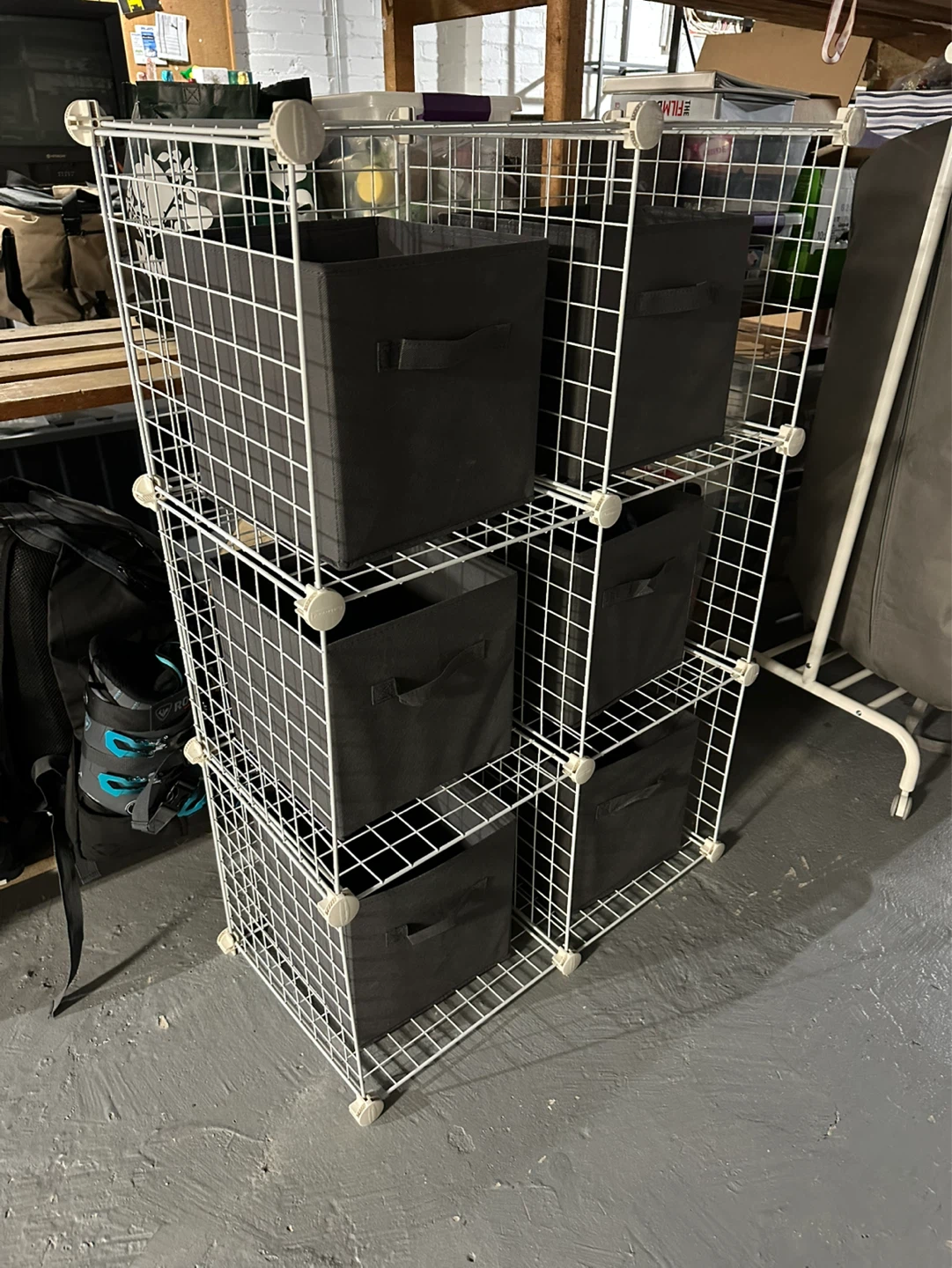 Wire Cube Storage Shelf (2x3) - photo 2