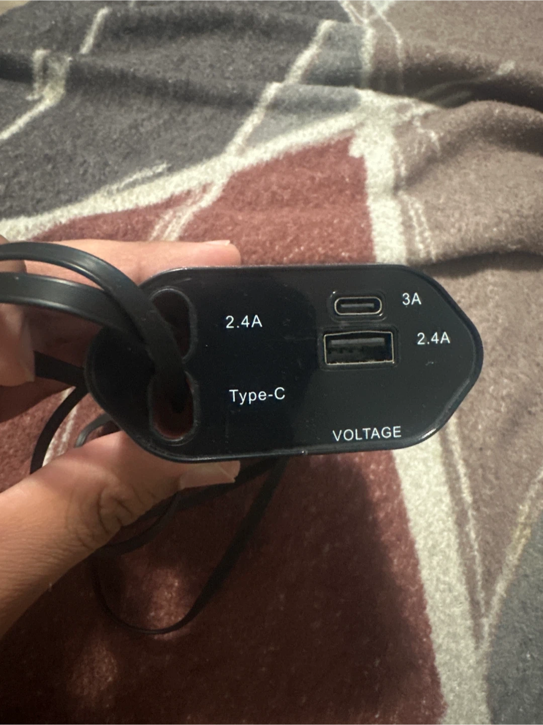 Car Charger with USB-C and Lightning Cables - photo 2