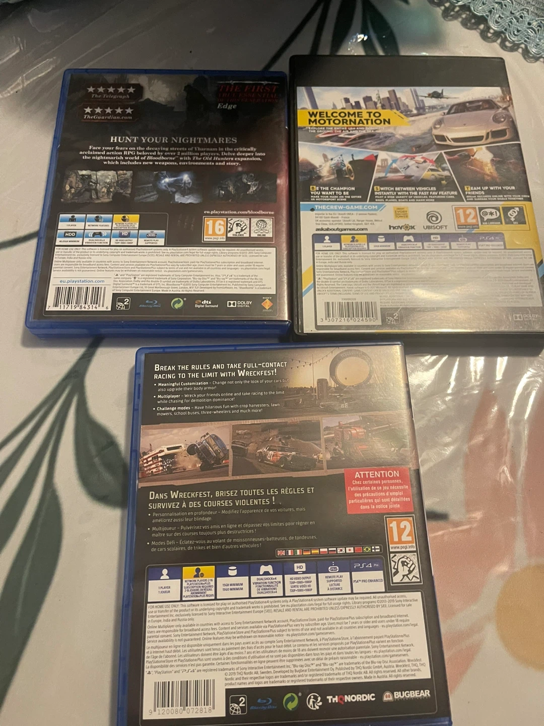 PS4 Games Bundle: Bloodborne, The Crew 2, and Wreckfest - photo 2
