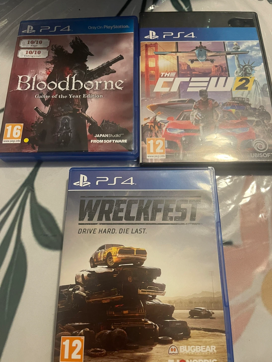 PS4 Games Bundle: Bloodborne, The Crew 2, and Wreckfest