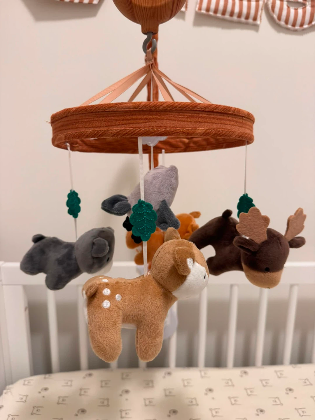 The Peanutshell Woodland Crib Mobile