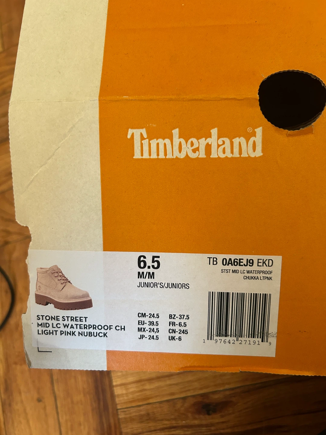 Timberland "Stone Street" Boots Pink Nubuck - photo 2