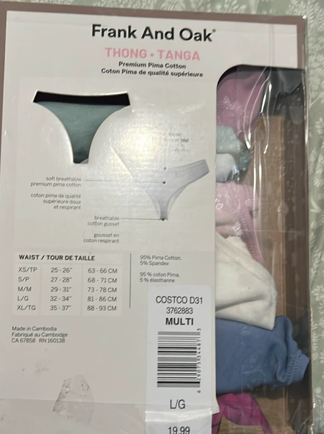 Frank And Oak Thong Tanga (8 Pack) - L/G - photo 2
