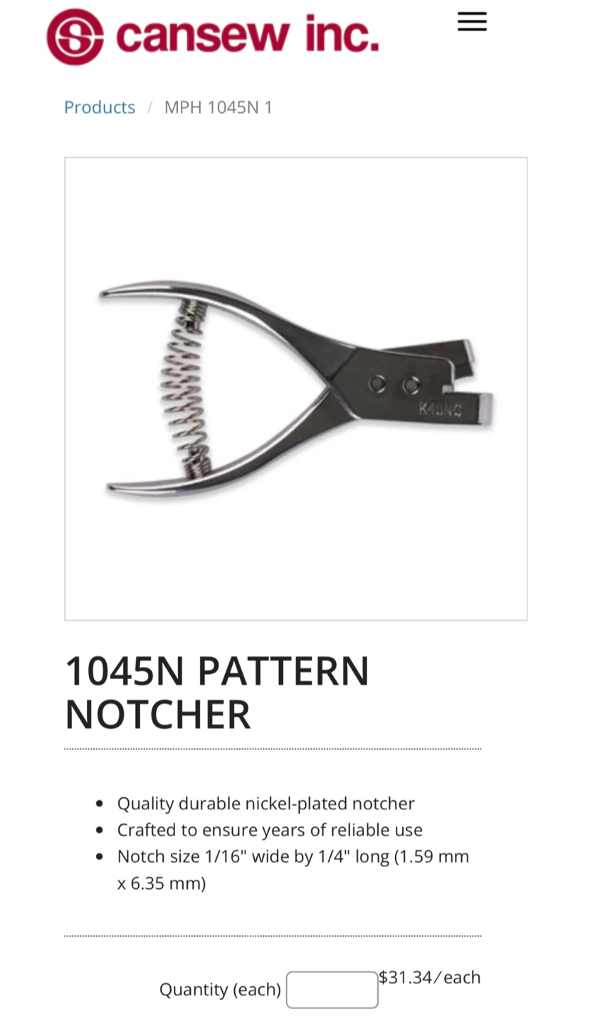 Cansew Inc. Pattern Notcher - photo 3