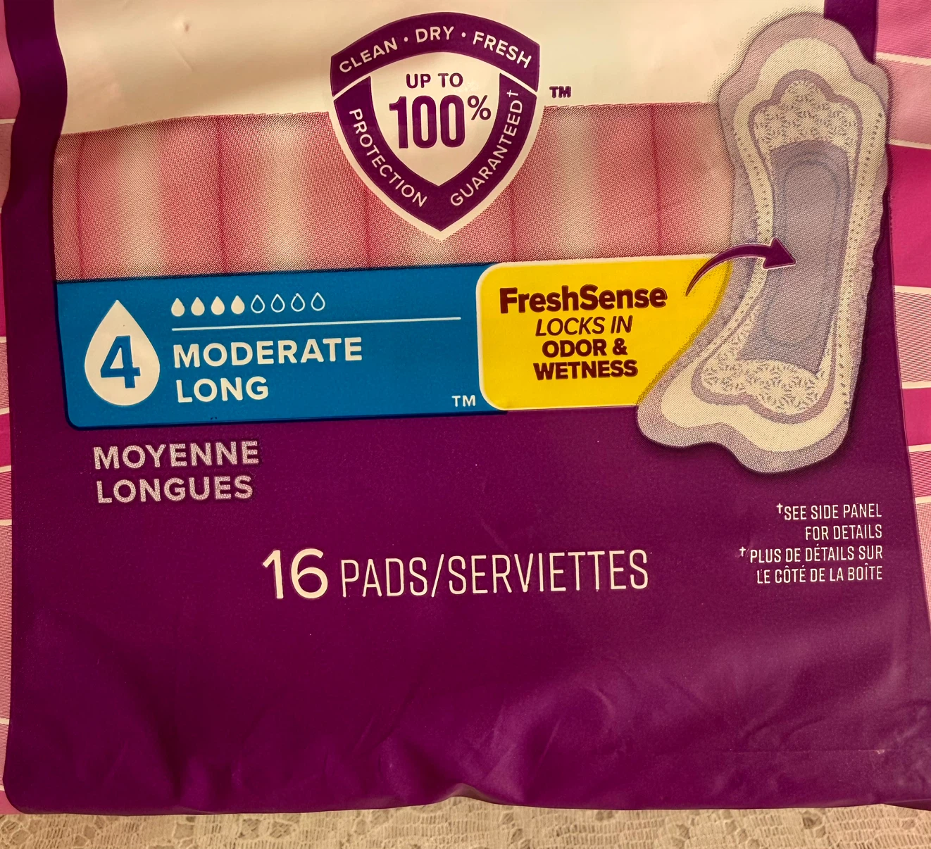 Poise Pads (Retails: $7.50)/ Moderate Long Level 4/16 pads - photo 2