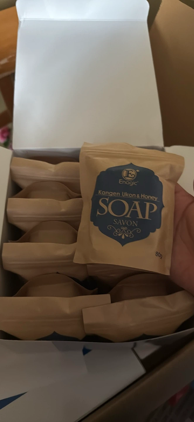 Enagic Kangen Ukon & Honey Soap Bar - 80g - photo 2