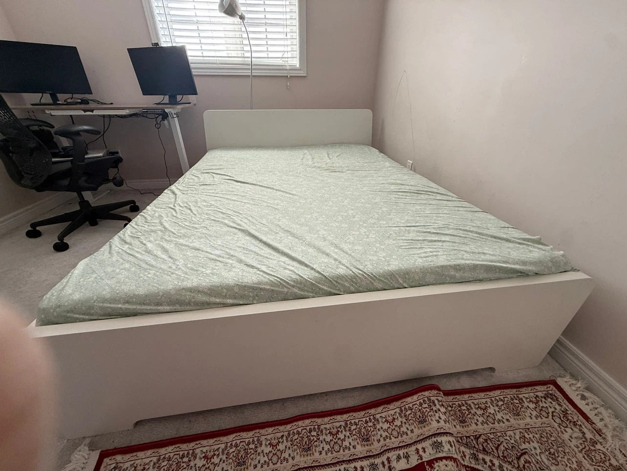 IKEA Malm White Bed Frame - photo 3