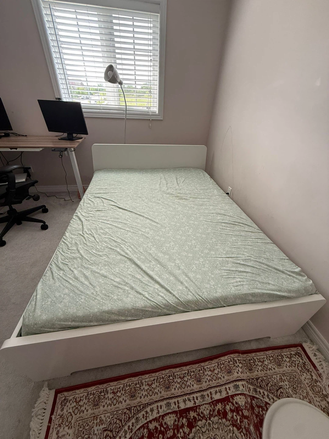 IKEA Malm White Bed Frame - photo 4