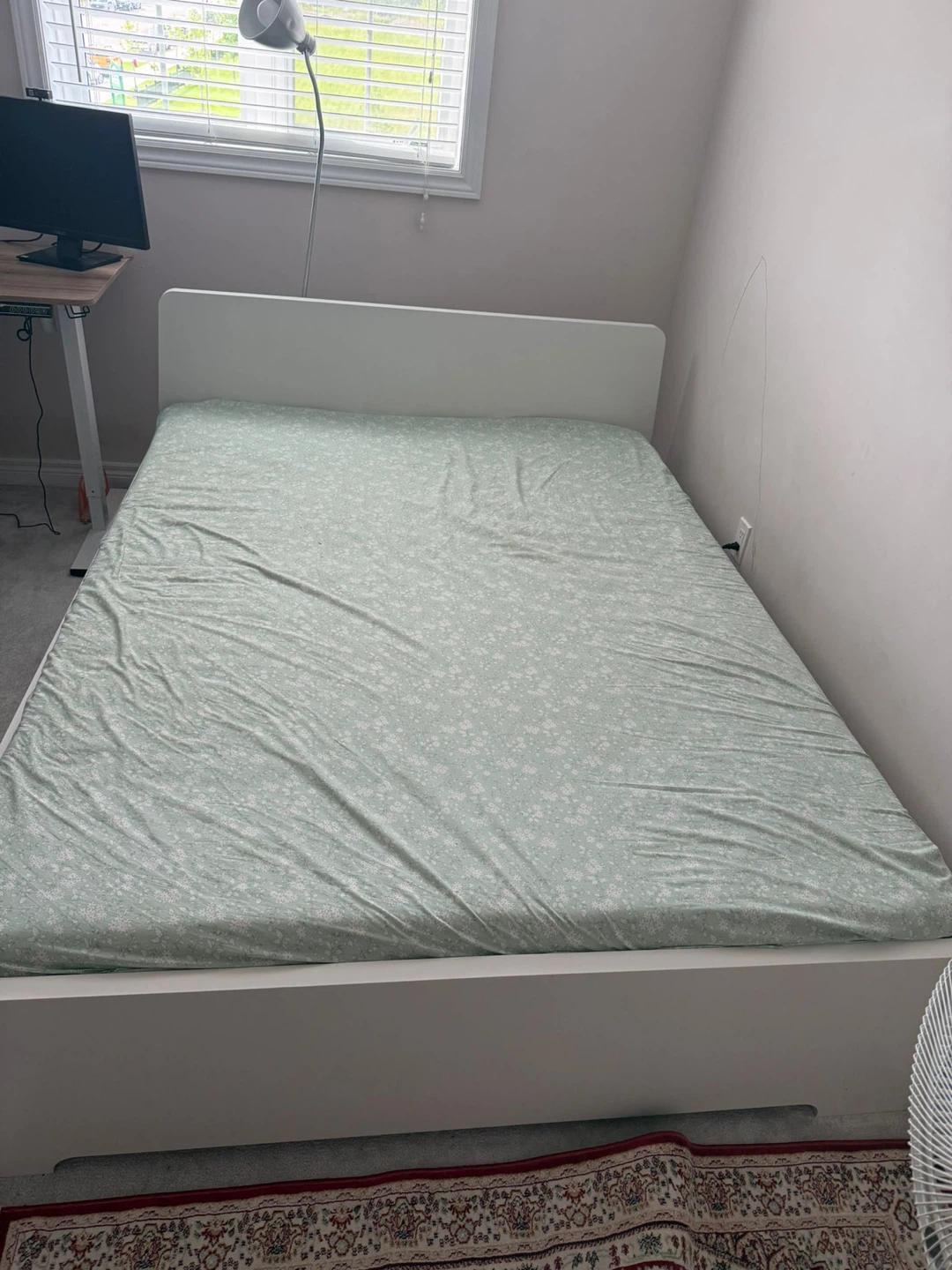 IKEA Malm White Bed Frame - photo 5