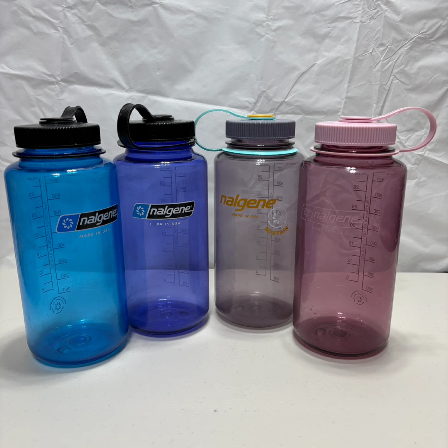 Nalgene Water Bottles - Set of 4