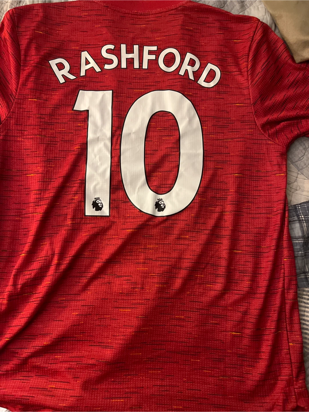 Adidas Manchester United Rashford 10 Soccer Jersey Size M - photo 5