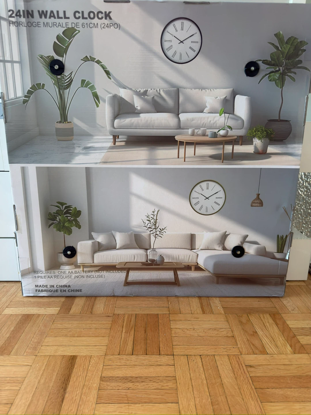 24-inch Wall Clock brand new in original packaging - photo 2