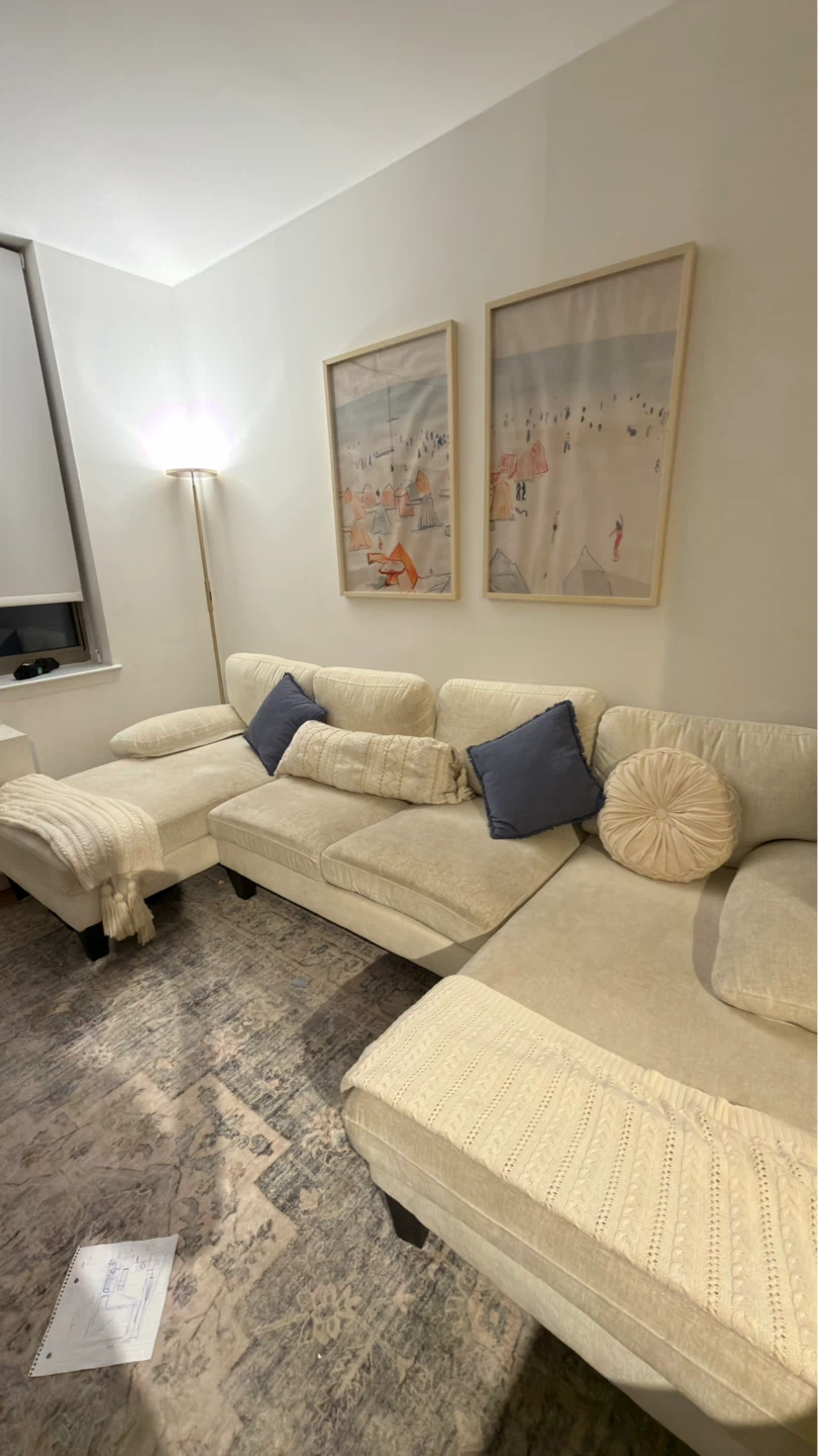 YESHOMY Convertible Sectional Sofa U-Shaped Couch - photo 2