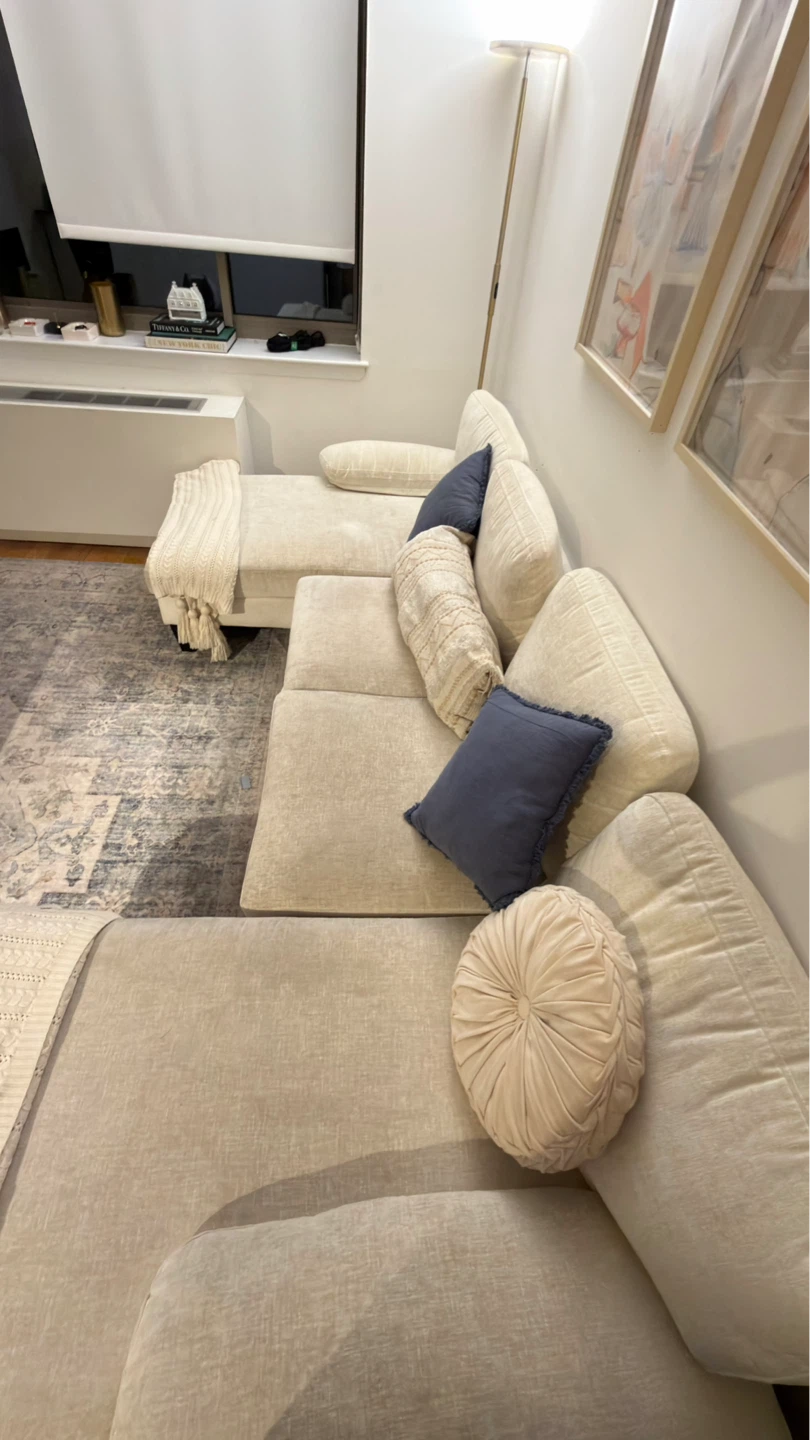 YESHOMY Convertible Sectional Sofa U-Shaped Couch - photo 3