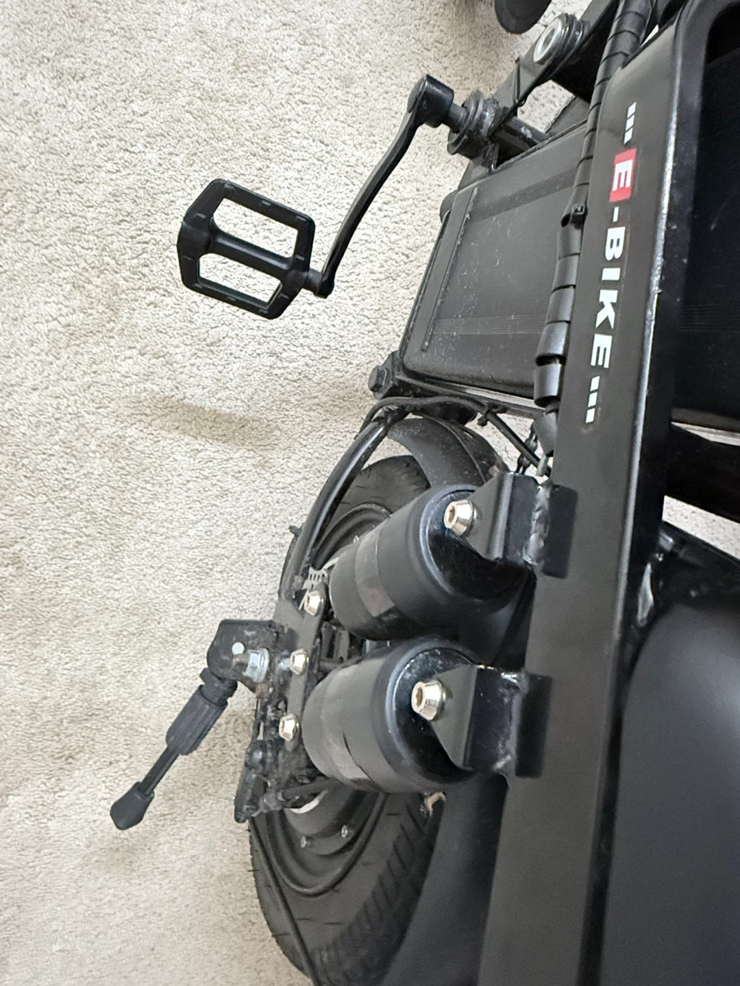 Black E-BIKE Folding Electric Bicycle - photo 3