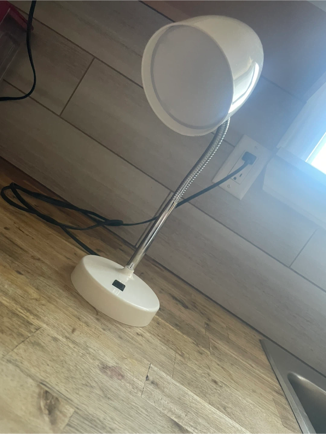 White Gooseneck Desk Lamp
