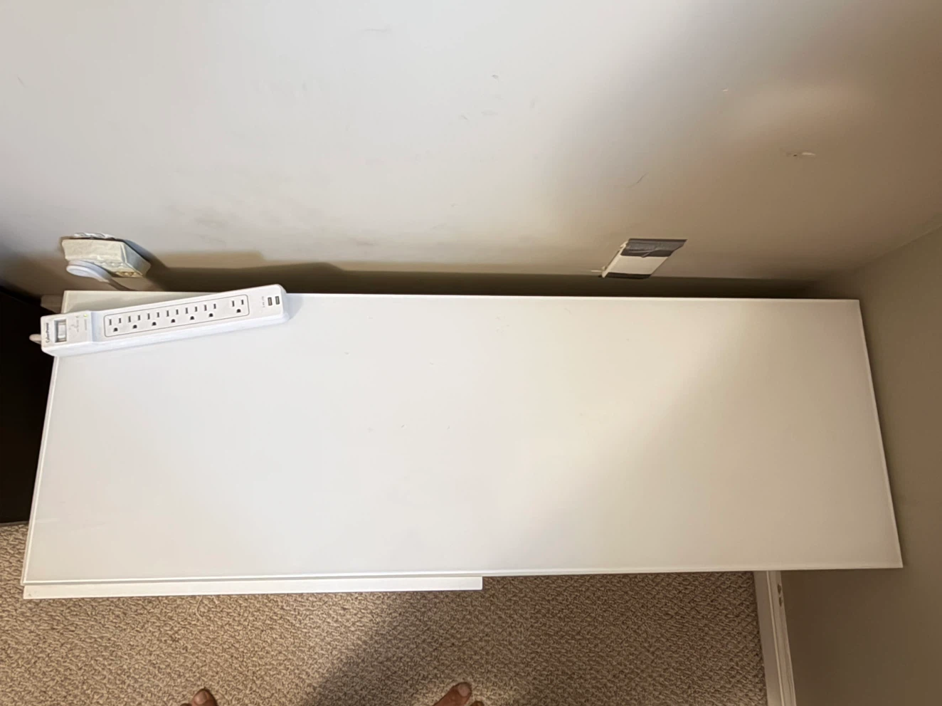 White Entertainment Unit / Media Console - photo 3
