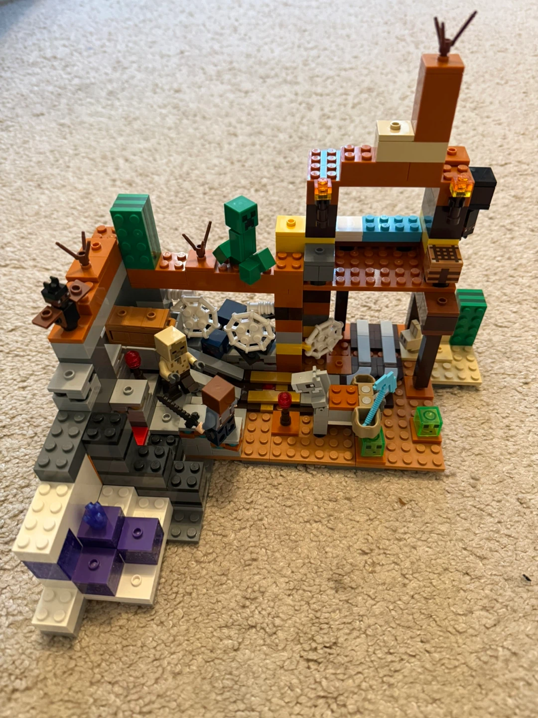 Lego minecraft the badlands mineshaft 21263
