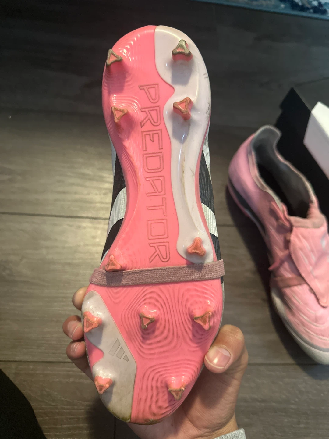 Adidas Predator Soccer Cleats Pink Beckham Edition size 8.5 - photo 3