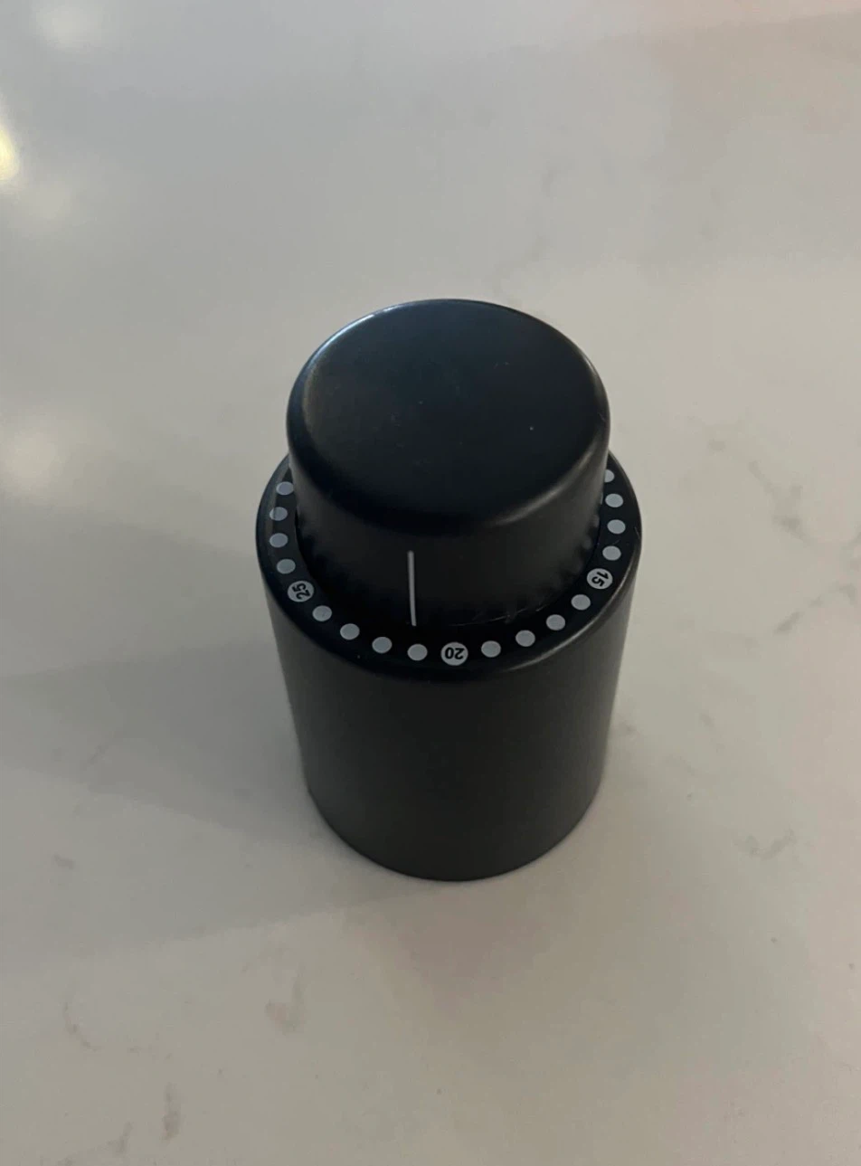 Wine vacuum seal used once
