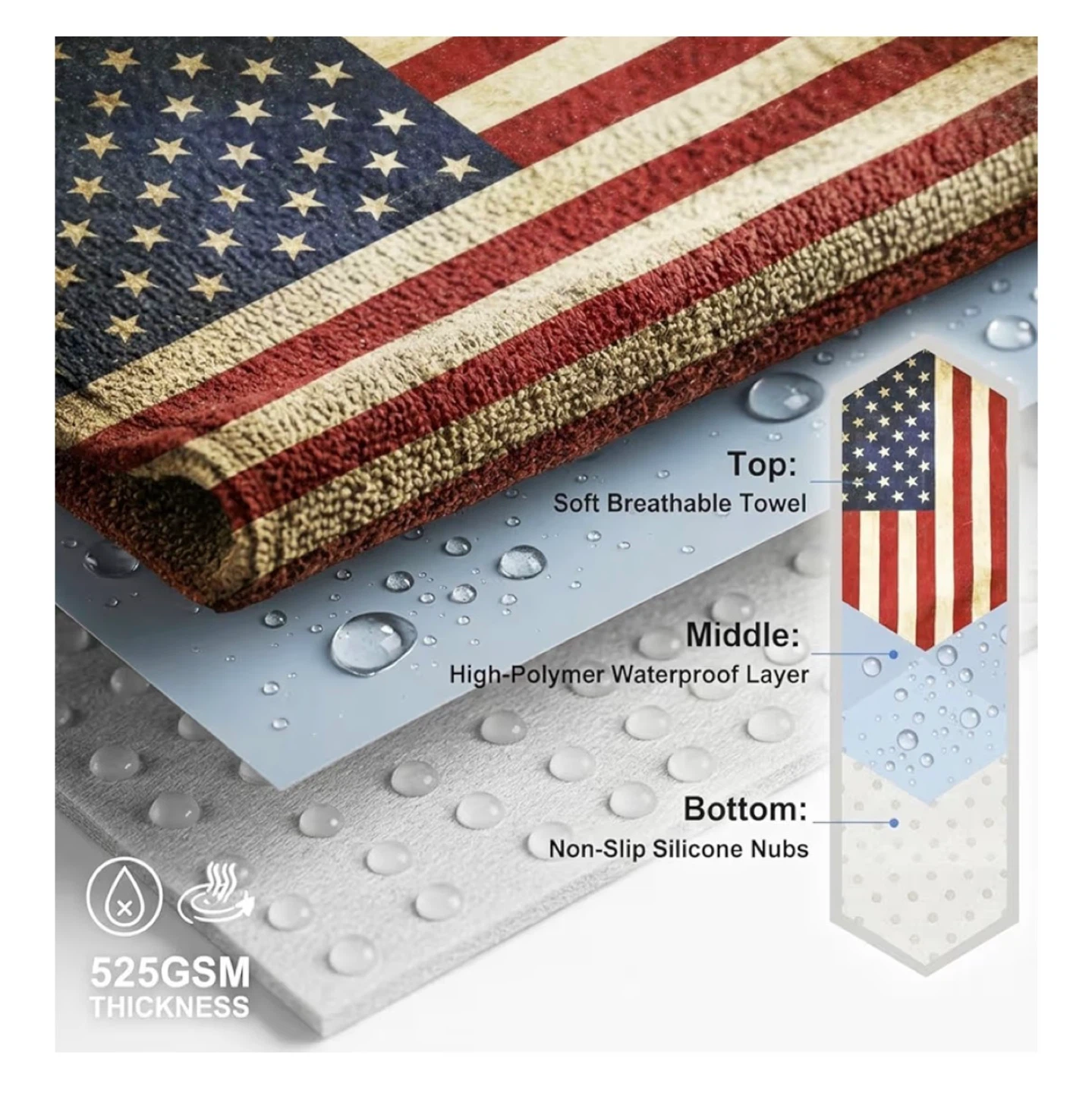 American Flag Car Seat Cover - Same Day Availability 🇺🇸 - photo 3