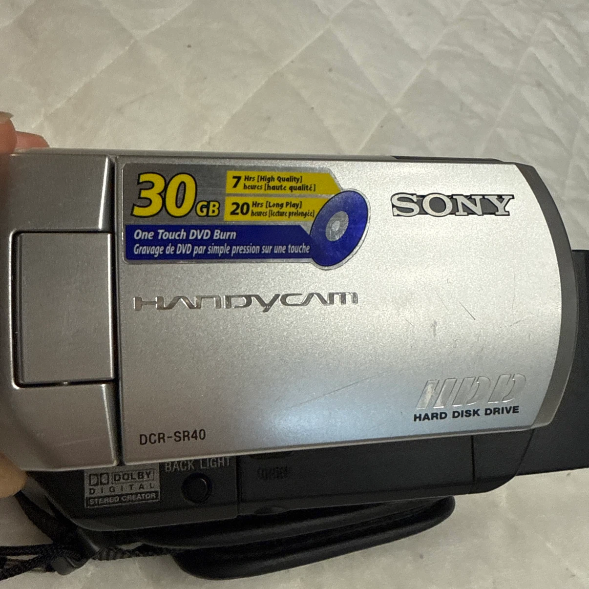 Sony Handycam DCR-SR40 Hard Disk Drive Camcorder - photo 2