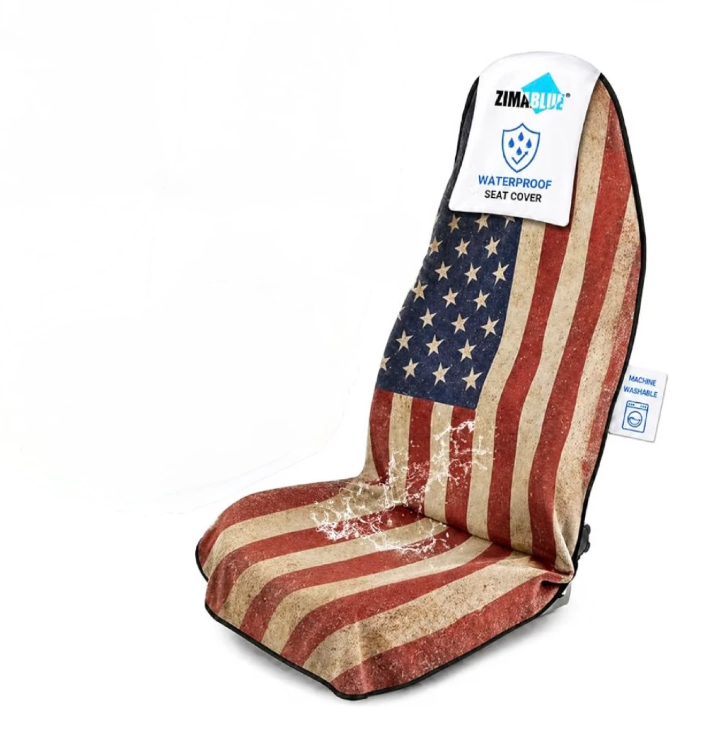 American Flag Car Seat Cover - Same Day Availability 🇺🇸