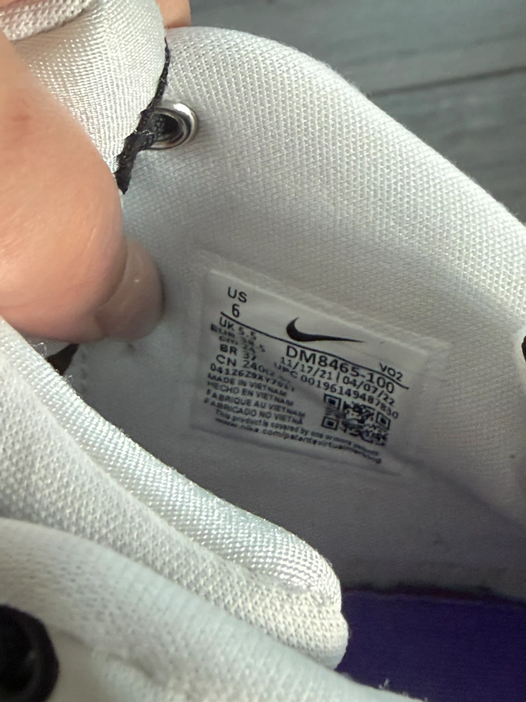 Nike Air Adjust Force Ambush White/Black Sneakers - photo 3