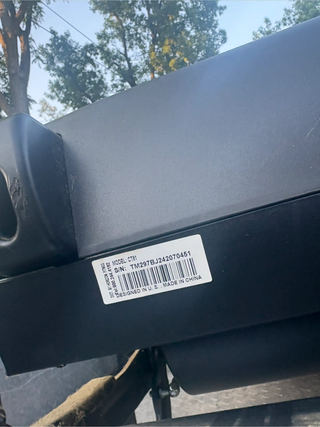 Horizon CT81 Treadmill - photo 4