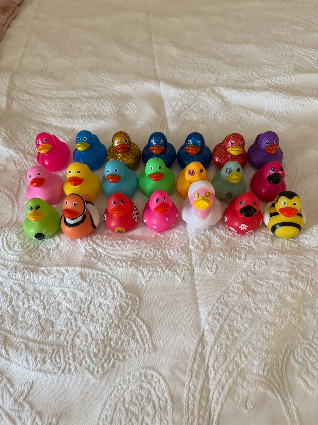 Set of 21 Rubber Ducks