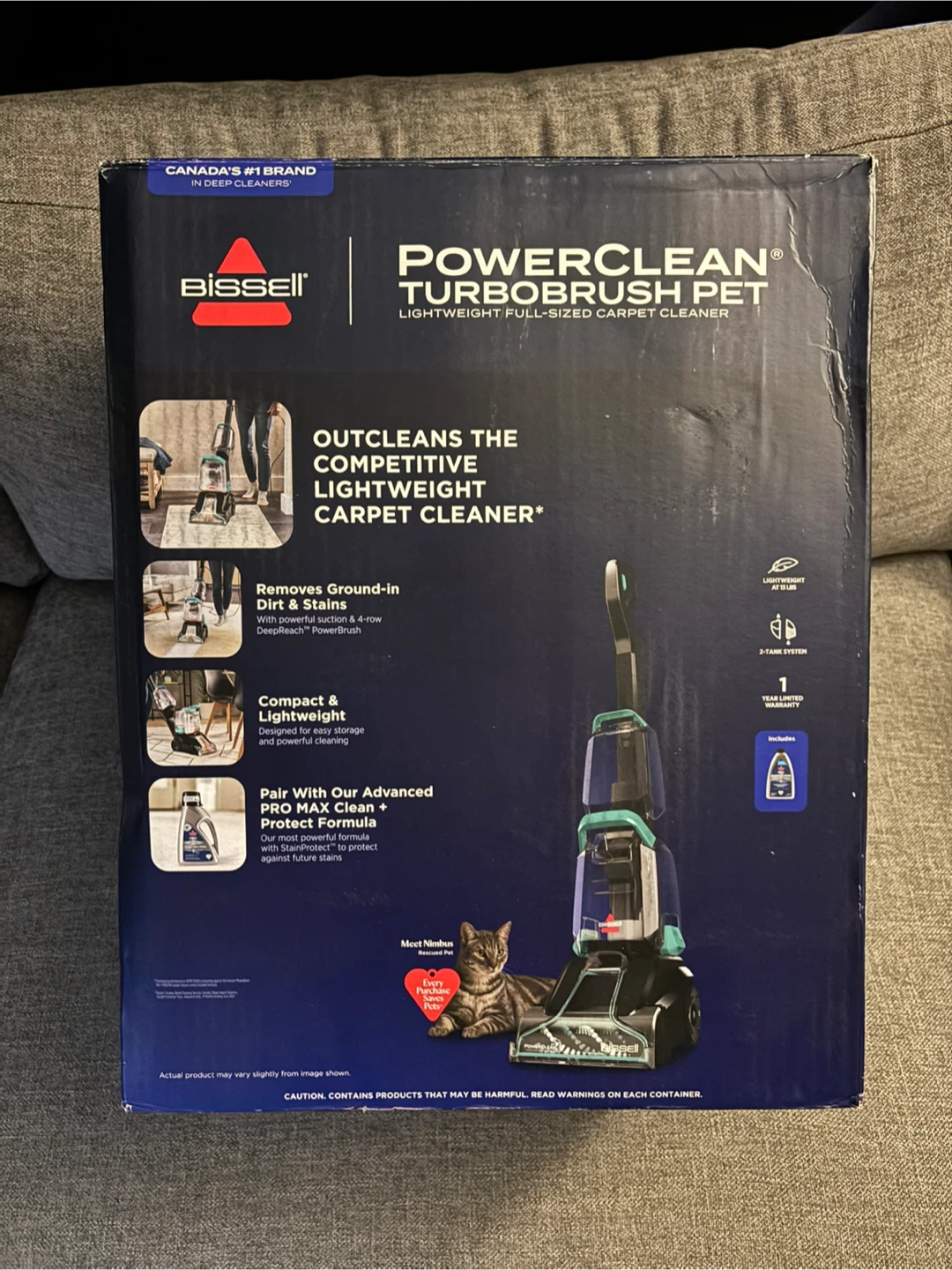 Bissell PowerClean TurboBrush Pet Carpet Cleaner