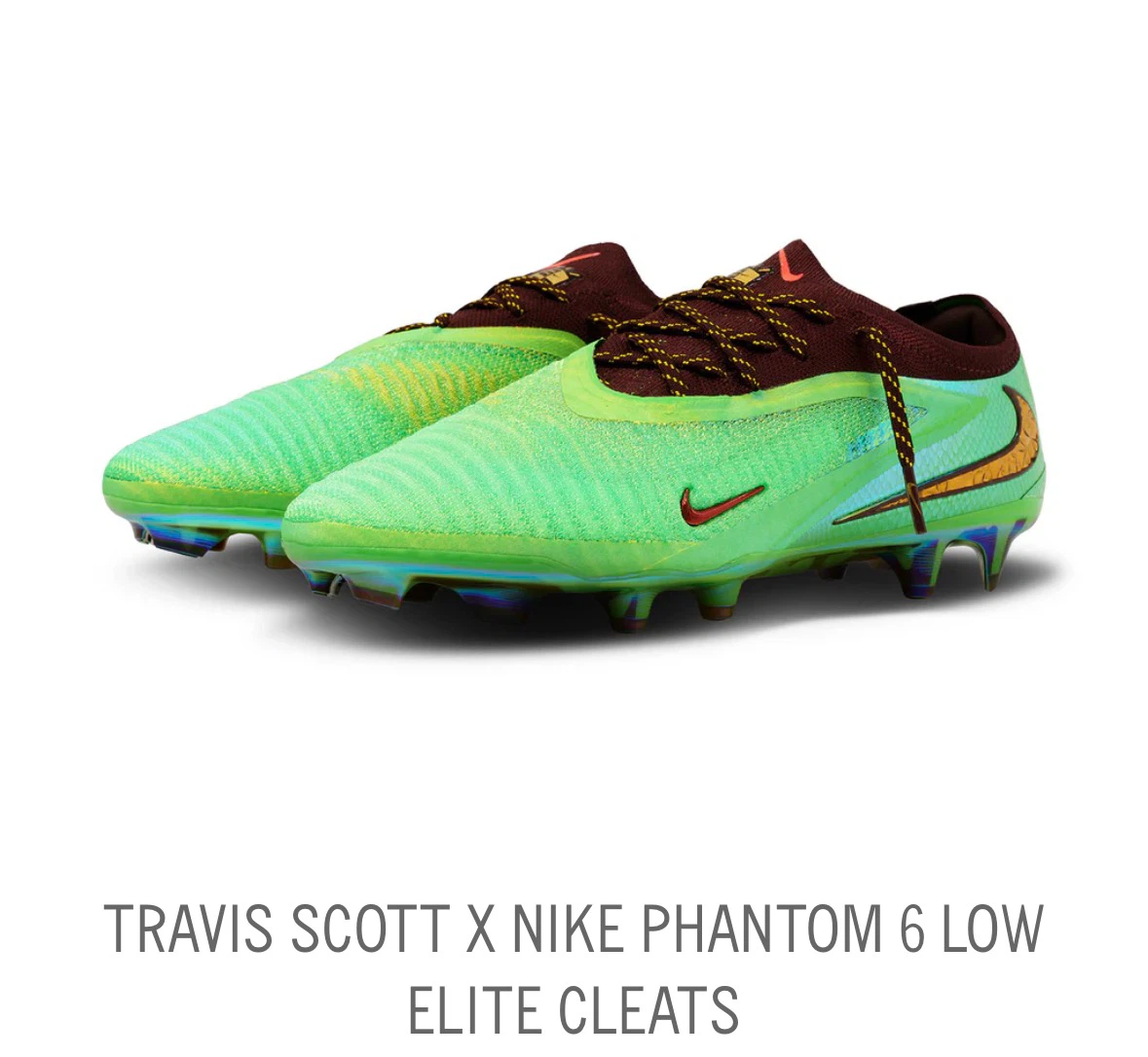 Phantom 6 Low Elite Travis Scott Men's Cleats Confirmed Order 10