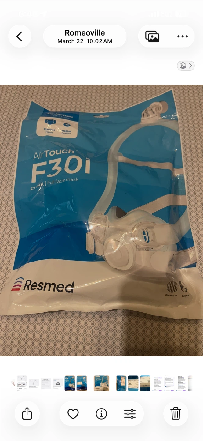 ResMed AirTouch F30i Full Face Mask - Medium - photo 4