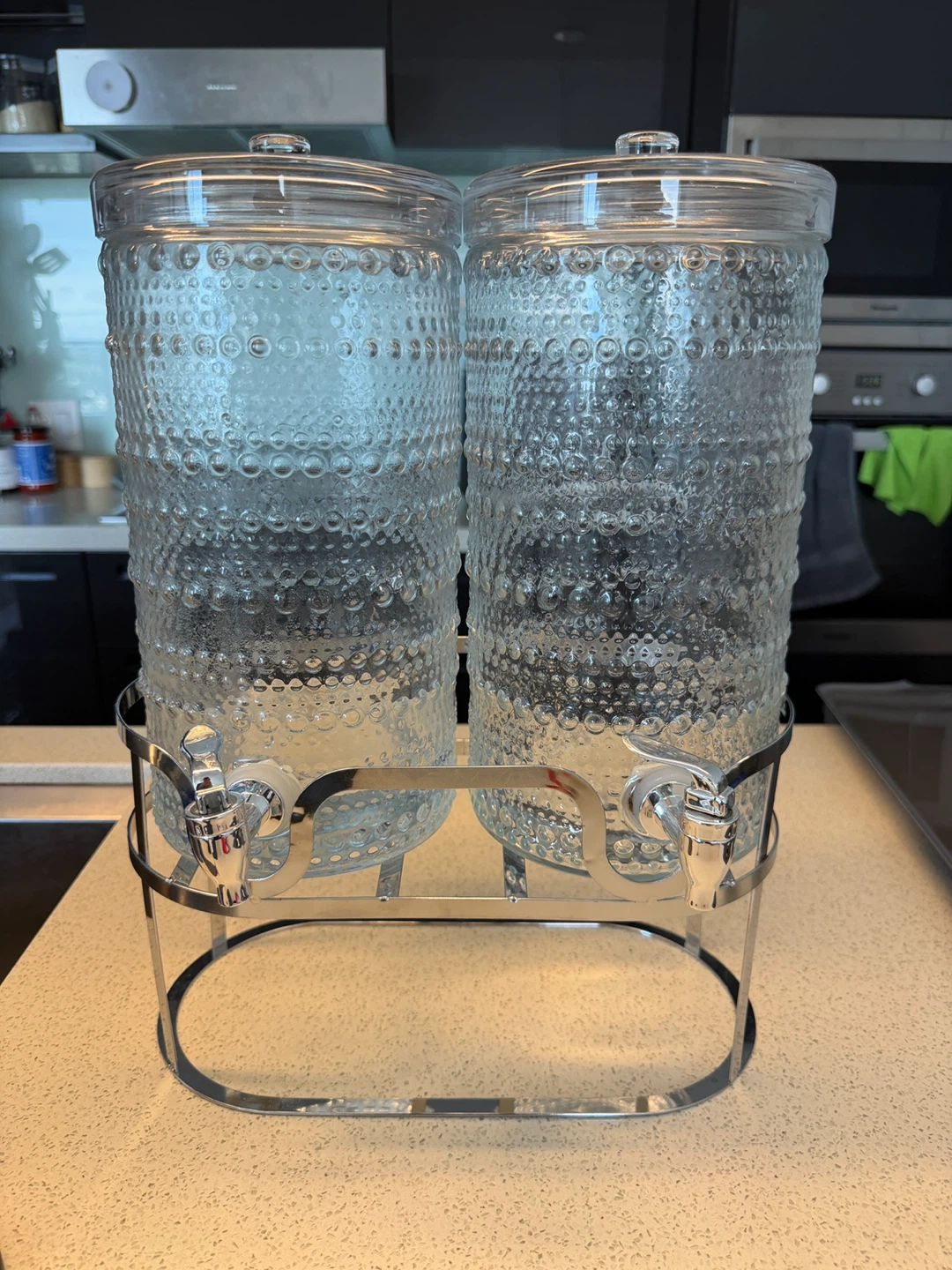 Double Embossed Glass Cold Beverage Dispensers - photo 3