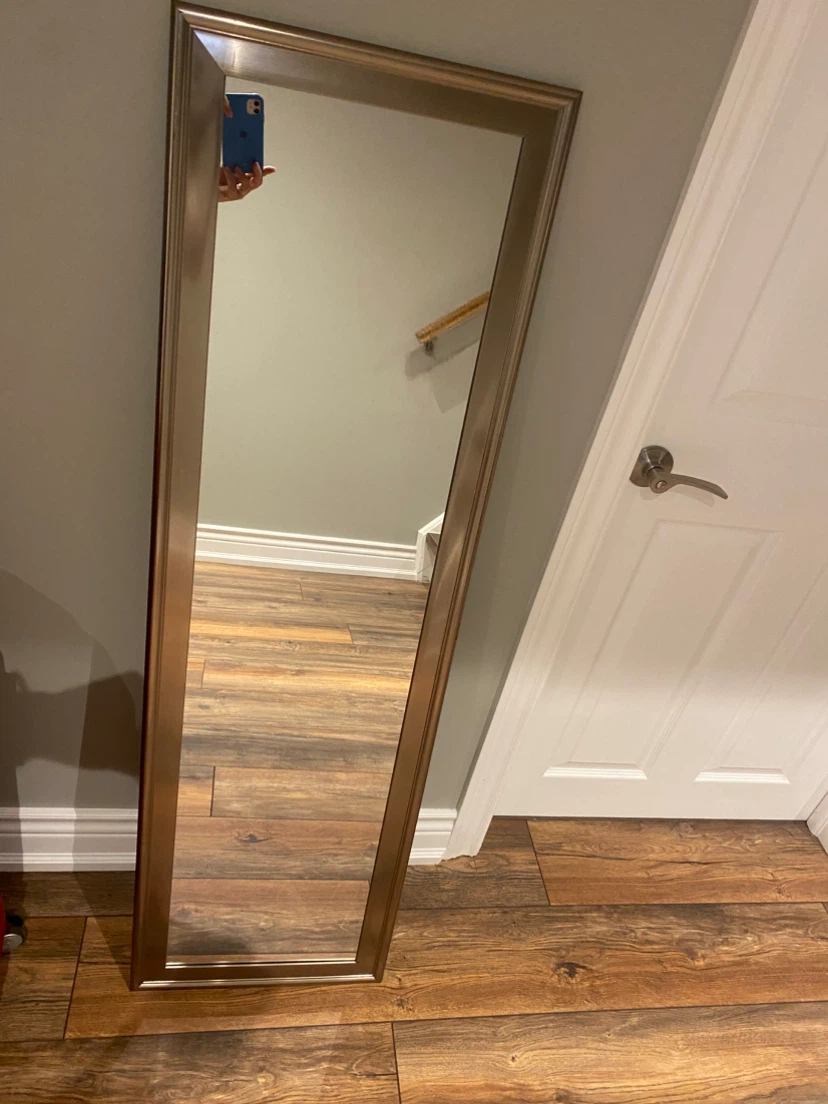 Full Length Mirror with Gold Frame