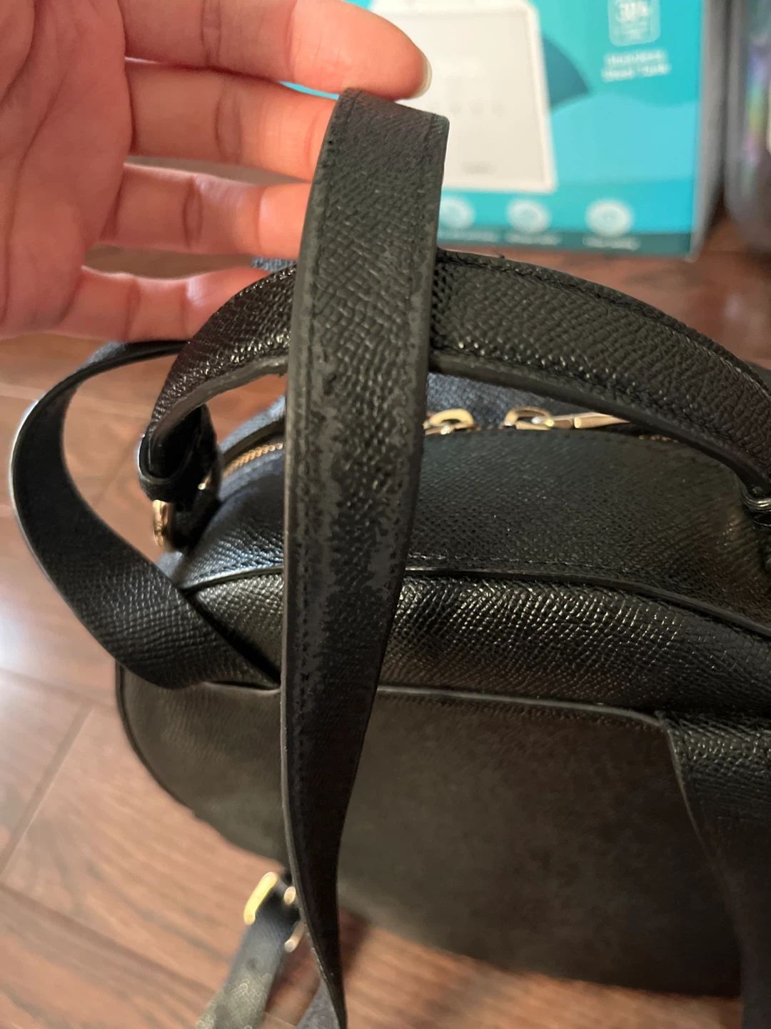 Black Coach Backpack - photo 4