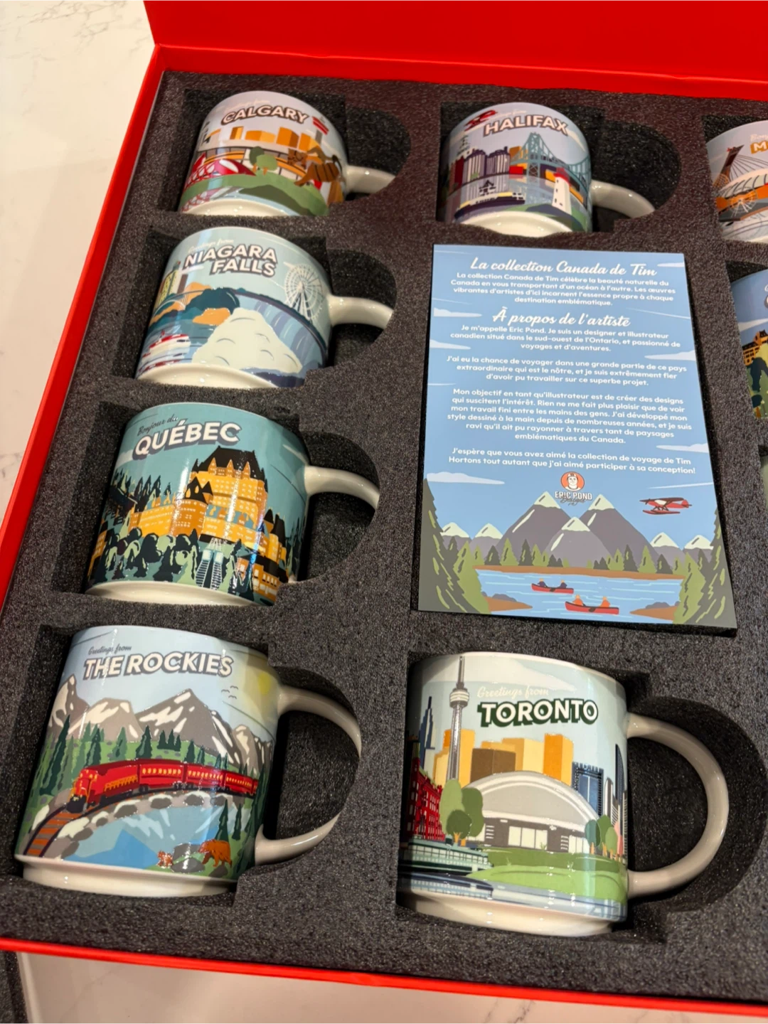 Tims Canada Collection Set of 10 City Mugs - photo 2