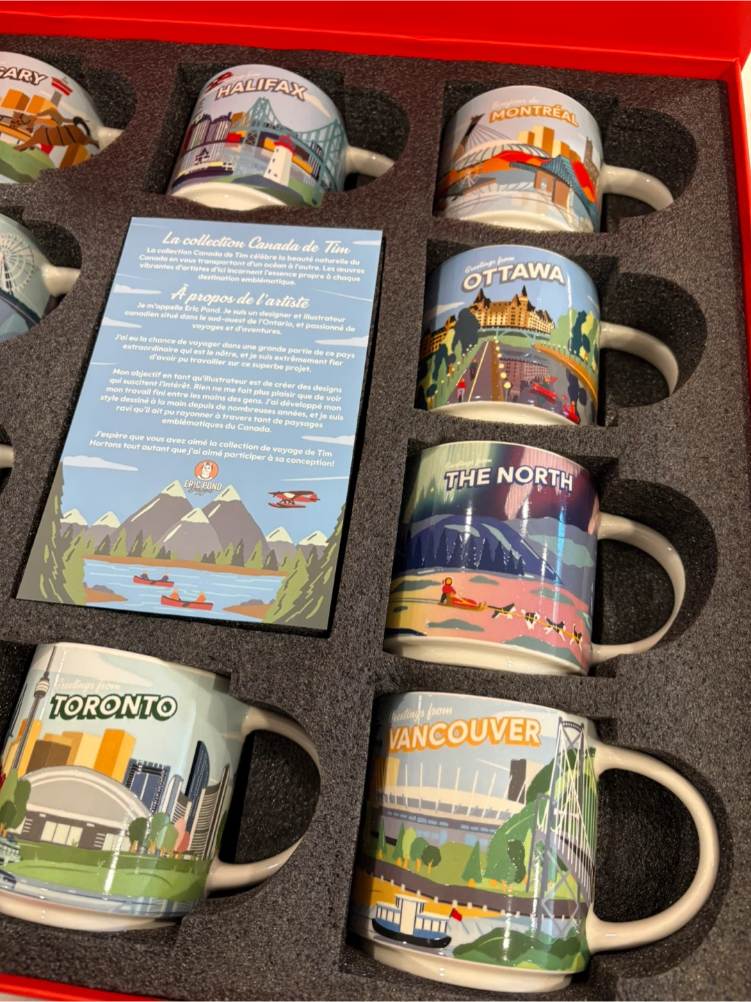 Tims Canada Collection Set of 10 City Mugs - photo 3
