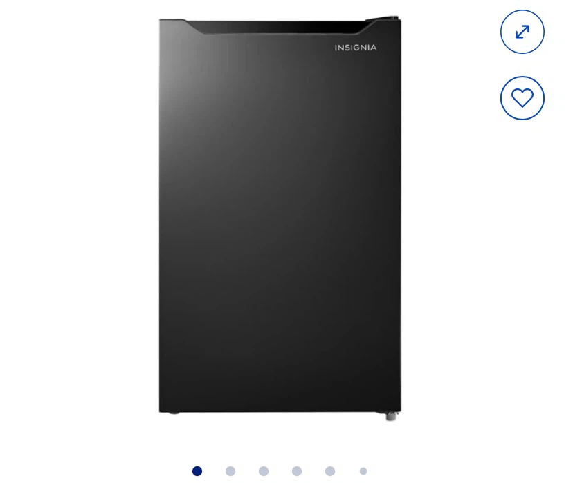 Insignia Black Mini Fridge