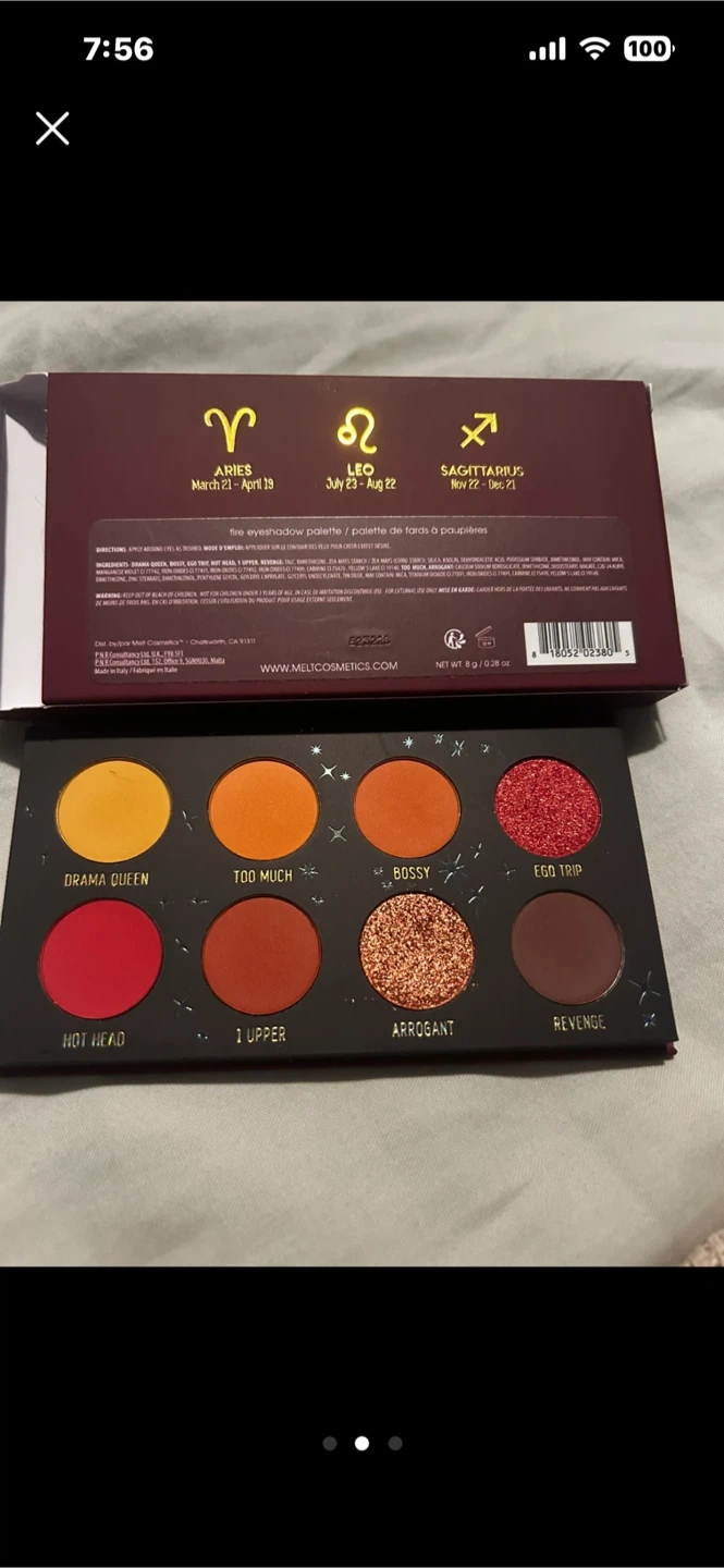 Melt Cosmetics Bad Side Zodiac Fire Eyeshadow Palette - photo 2