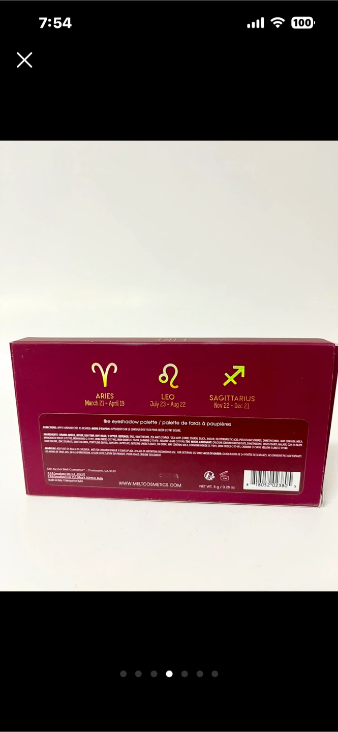 Melt Cosmetics Bad Side Zodiac Fire Eyeshadow Palette - photo 4