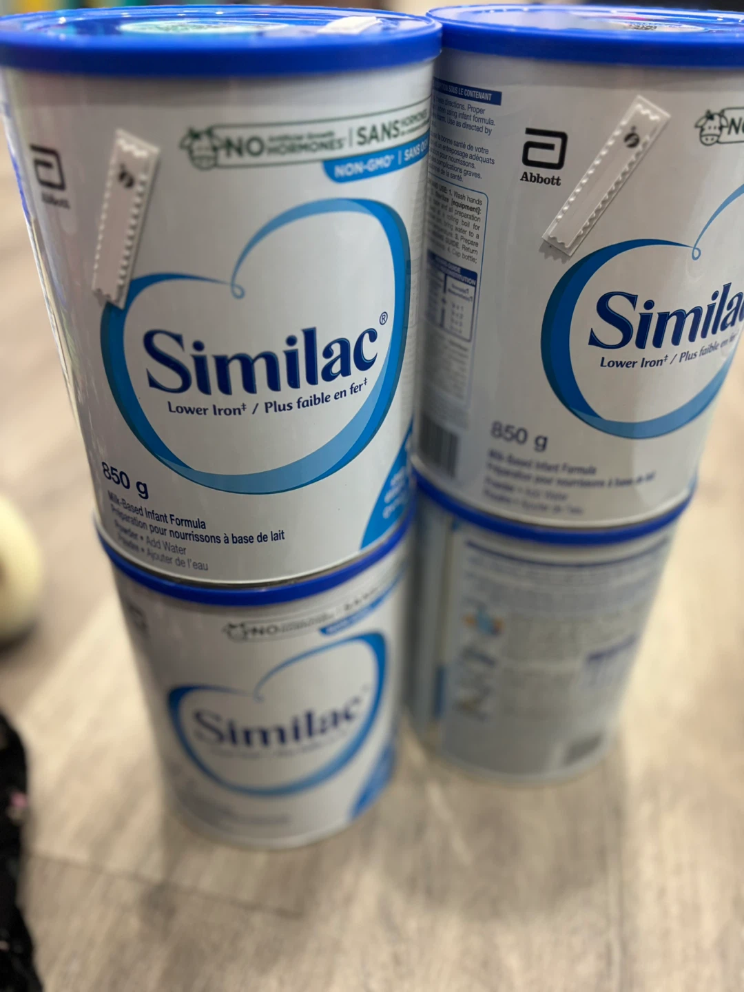 Similac low iron 29$ each , take all 4= 100