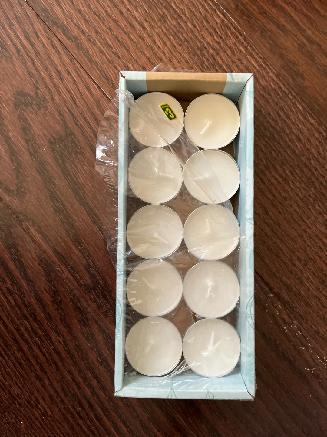 Unscented Tea Light Candles - 10 Pack